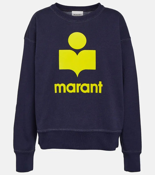 Marant Etoile Moby logo jersey sweatshirt | LYBSTORE