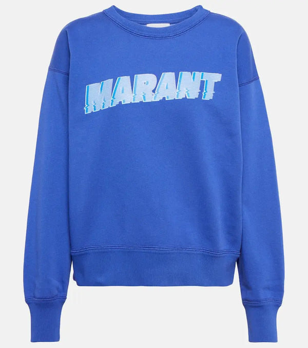 Marant Etoile Mobyli logo cotton-blend sweatshirt | LYBSTORE