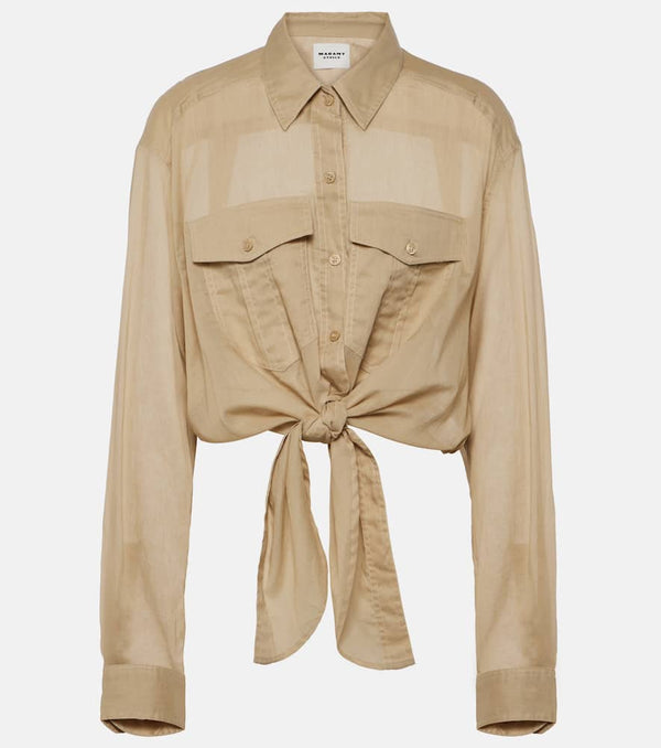 Marant Etoile Nath cotton shirt | LYBSTORE