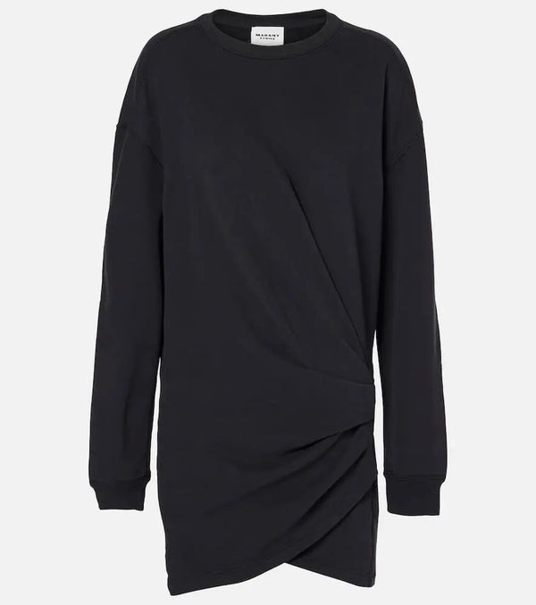 Marant Etoile Pipper cotton jersey sweatshirt dress