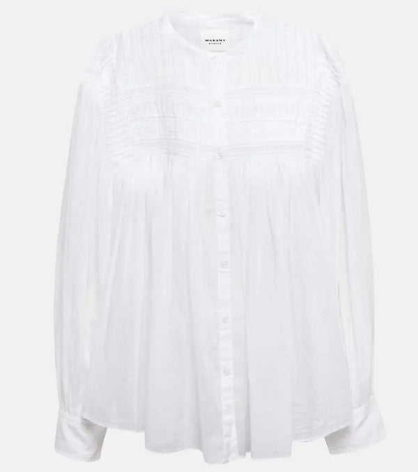 Marant Etoile Plalia oversized cotton blouse