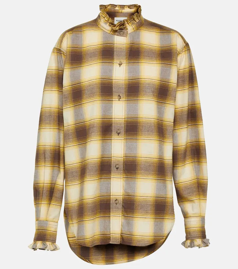 Marant Etoile Saoli cotton poplin shirt | LYBSTORE