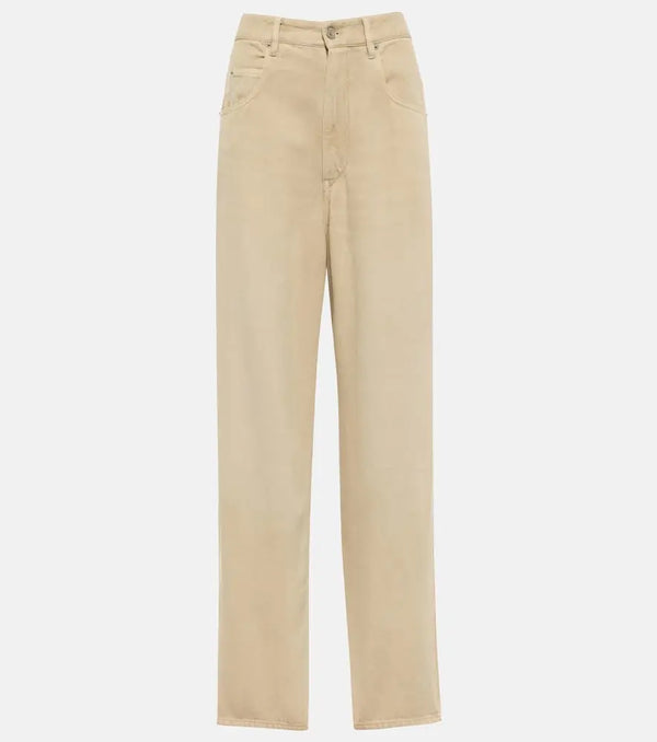 Marant Etoile Ticosy high-rise straight jeans | LYBSTORE