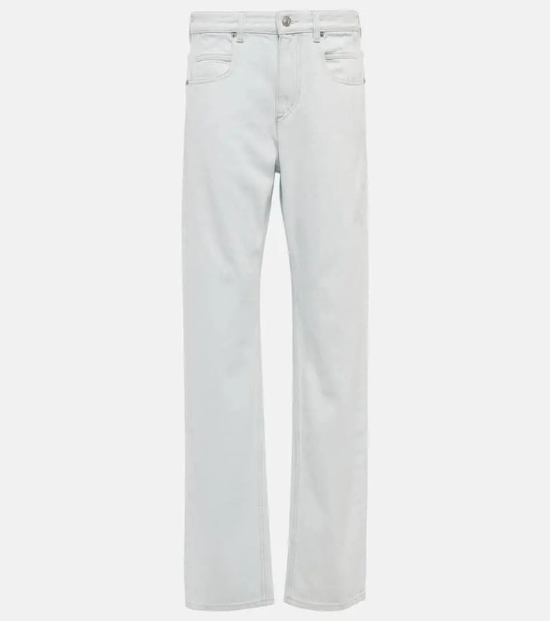 Marant Etoile Vendelia high-rise straight jeans | LYBSTORE