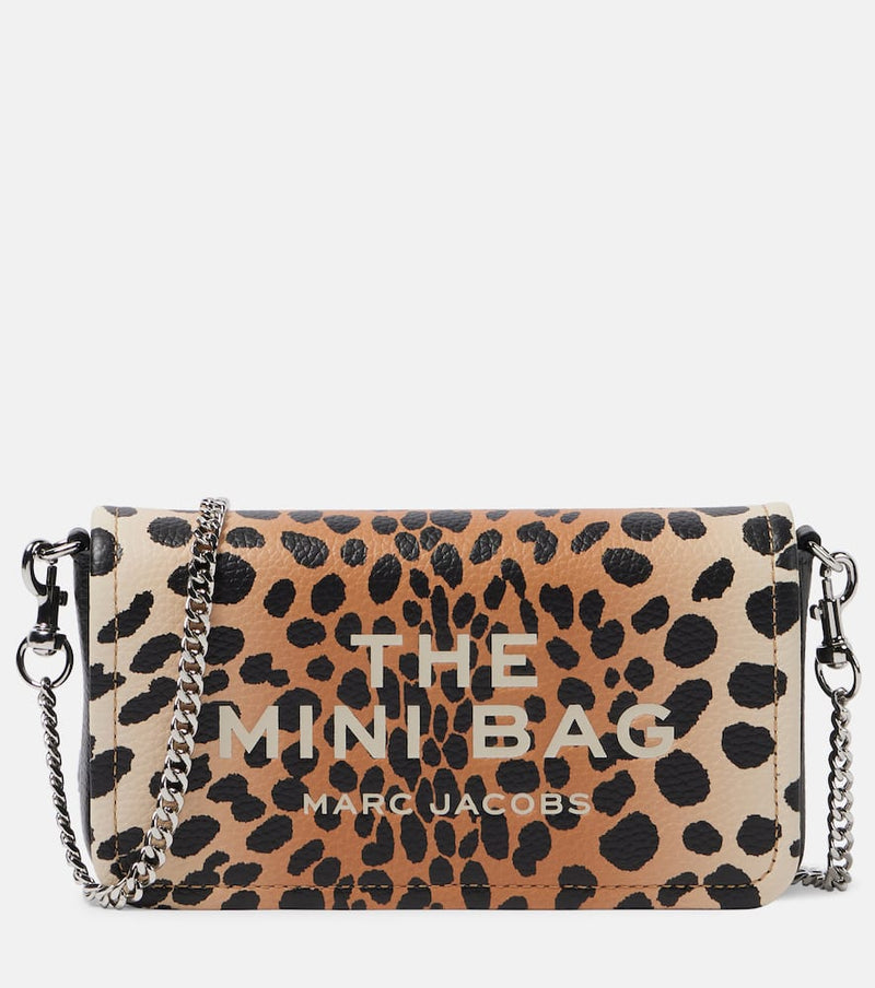 Marc Jacobs The Mini cheetah-print leather crossbody bag