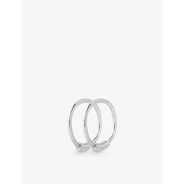 Maria Black Basic 8 sterling-silver hoop earrings | LYBSTORE