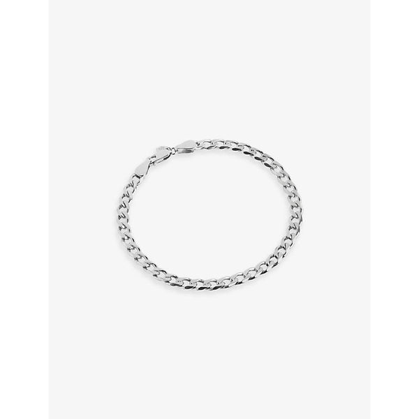 Womens Maria Black Forza medium white rhodium-plated 925 sterling-silver bracelet