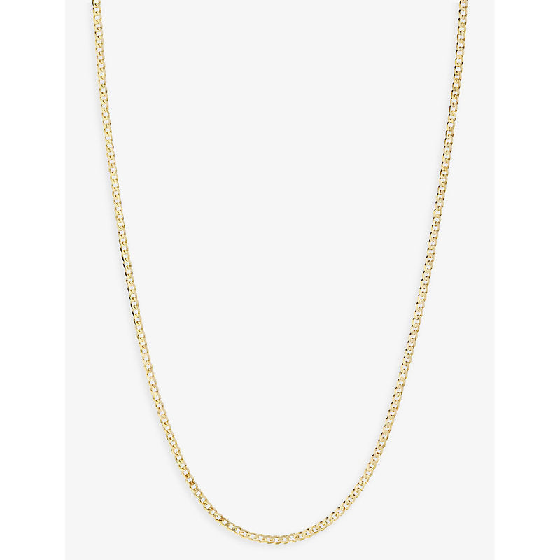 Maria Black Saffi 43 chain-link yellow-gold plated sterling-silver necklace