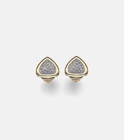 Marina B Trisola 18kt gold earrings with diamonds