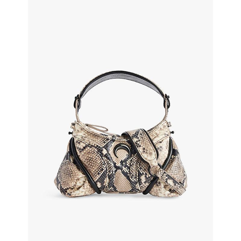  Marine Serre Futura small leather cross-body bag