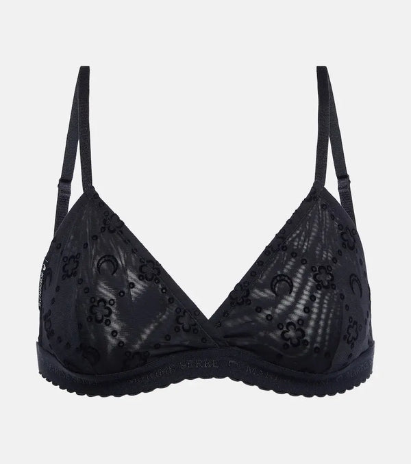 Marine Serre Moonogram mesh bralette | LYBSTORE