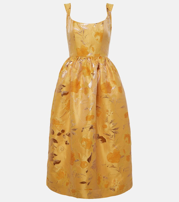 Markarian Apple floral midi dress