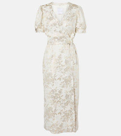 Markarian Marni floral jacquard wrap dress