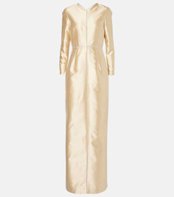 Markarian Rosamund embellished satin gown