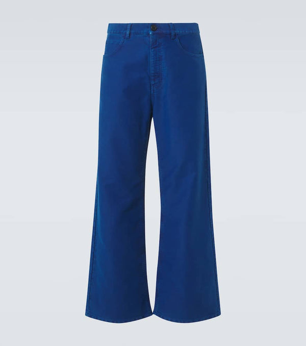 Marni Cotton wide-leg pants