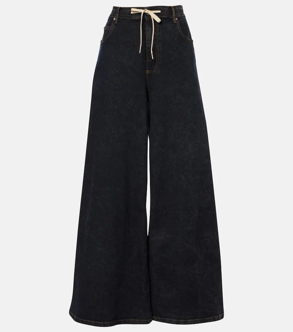 Marni High-rise wide-leg jeans | LYBSTORE