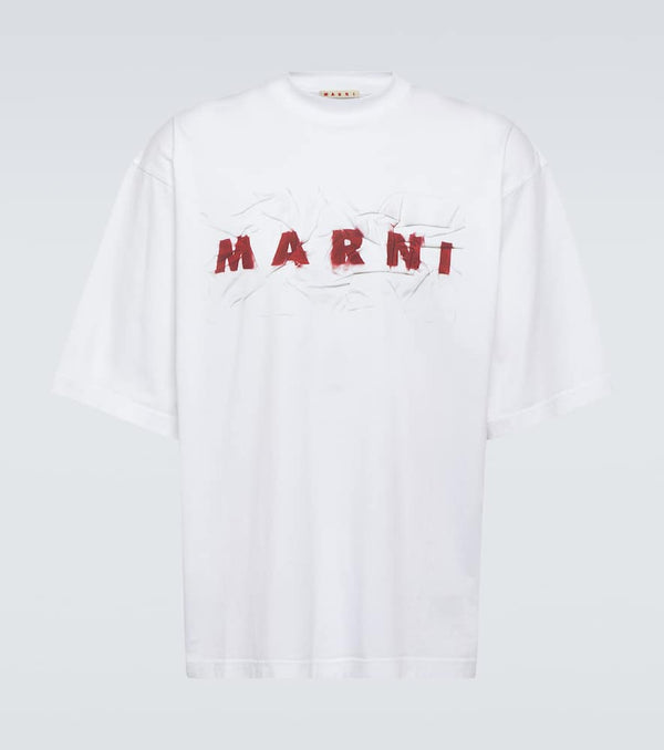 Marni Logo cotton jersey T-shirt