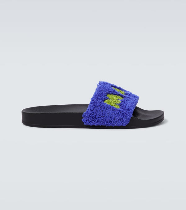 Marni Logo jacquard slides