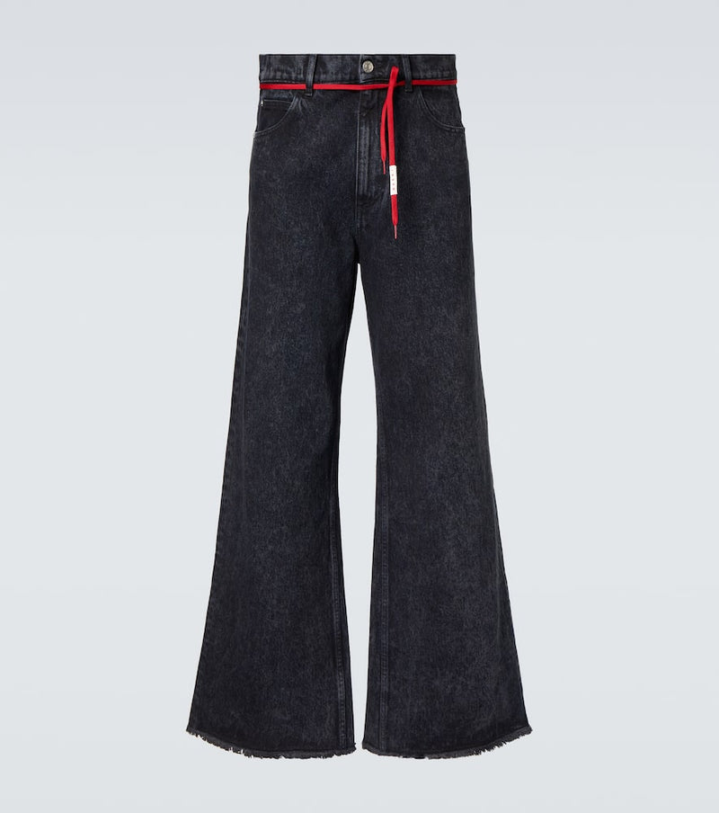 Marni Low-rise wide-leg jeans