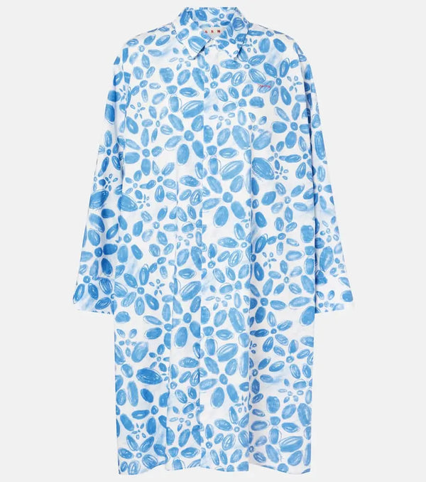 Marni Printed floral cotton dress | LYBSTORE