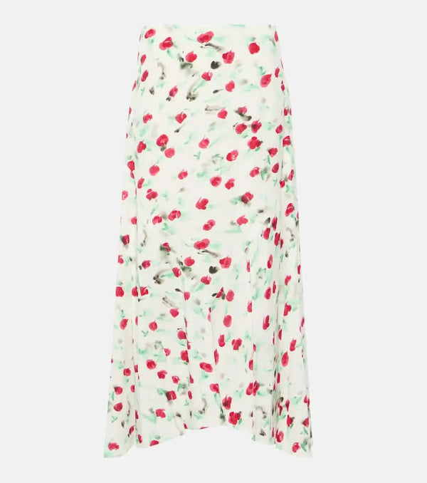 Marni Printed midi skirt | LYBSTORE