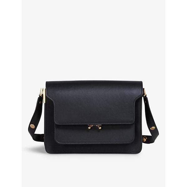 Marni Trunk rectangular leather shoulder bag | LYBSTORE