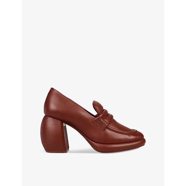 Martine Rose x Clarks leather heeled loafers