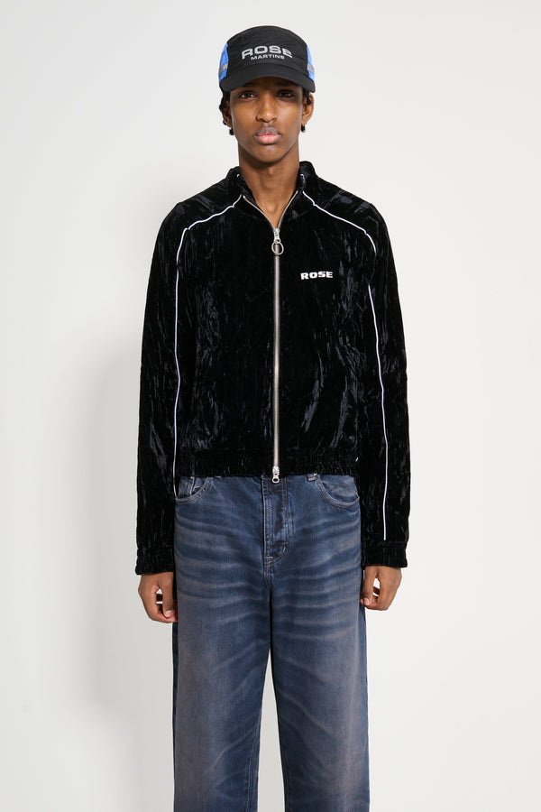 Martine Rose Shrunken Track Jacket Black