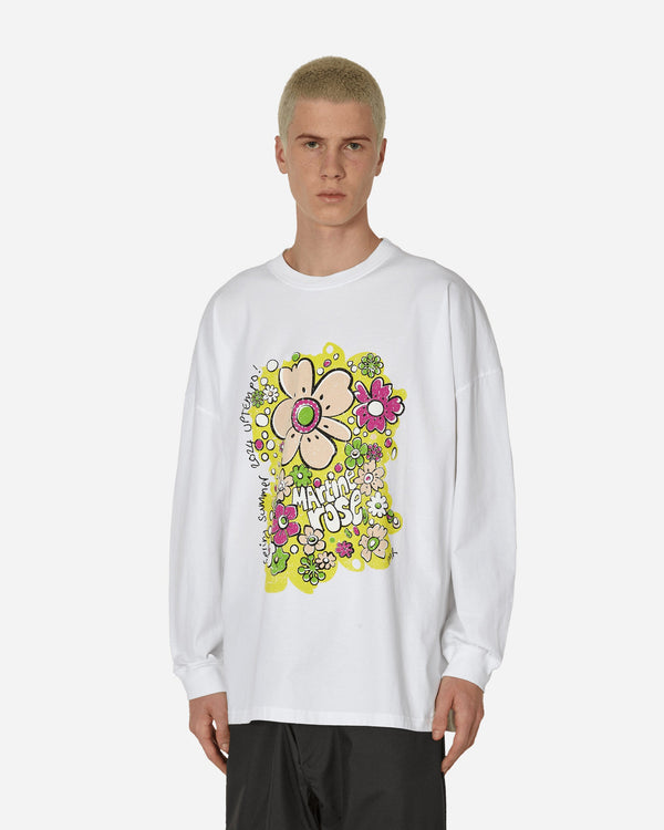 Martine Rose Oversized Longsleeve T-Shirt White