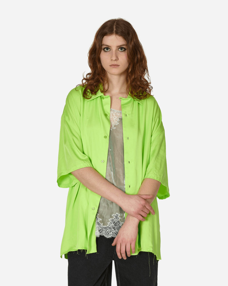 Martine Rose Camisole Shirt Lime / Irridescent