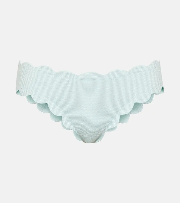 Marysia High Antibes scalloped bikini bottoms