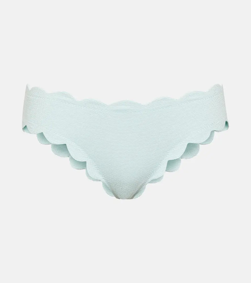 Marysia High Antibes scalloped bikini bottoms