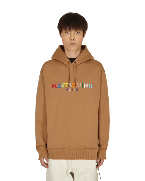 Mastermind World Logo Hooded Sweatshirt Brown