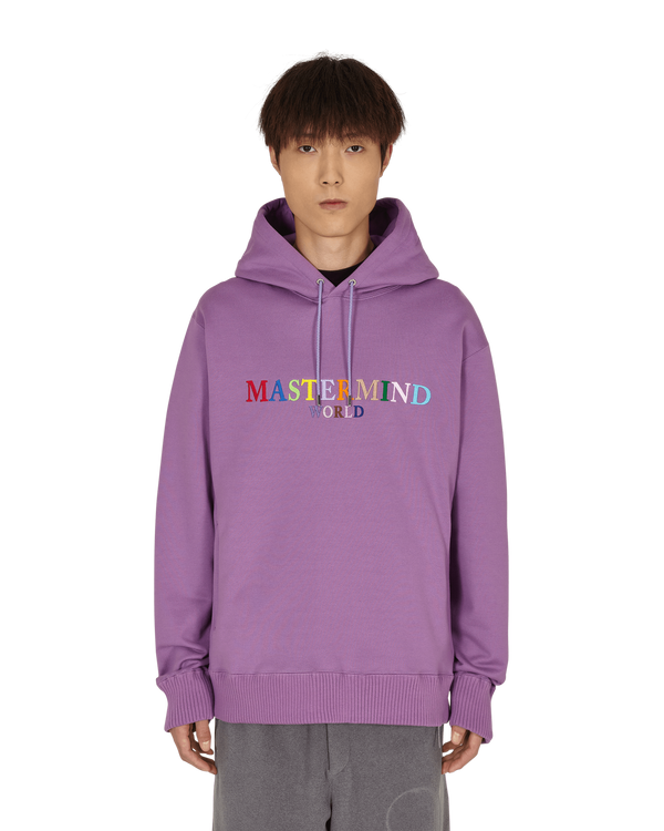 Mastermind World Logo Hooded Sweatshirt Purple