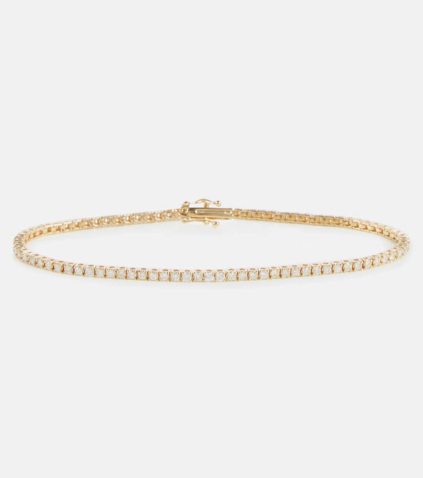 Mateo 14kt gold tennis bracelet with diamonds