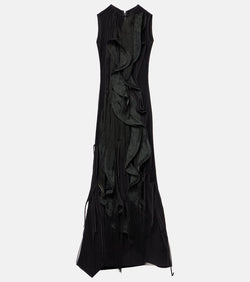 Maticevski Hedone fringed ruffled gown