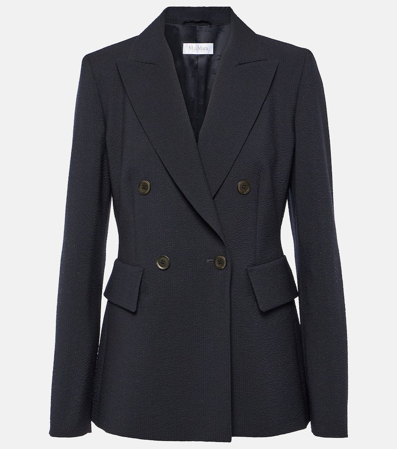 Max Mara Albero seersucker blazer