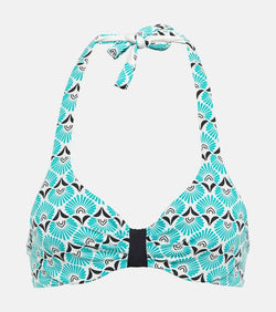 Max Mara Allegra printed bikini top | LYBSTORE