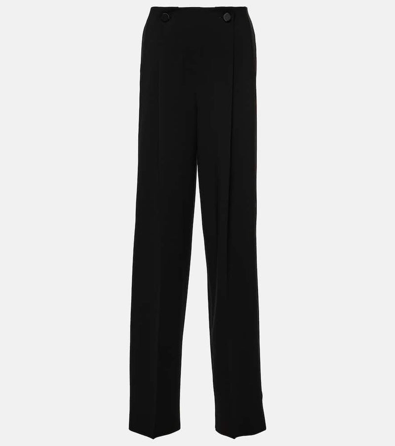 Max Mara Amedea high-rise cady wide-leg pants