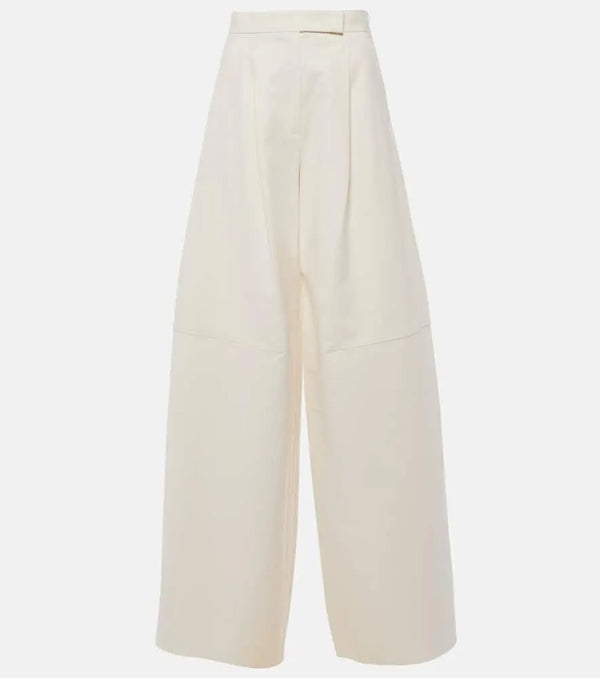 Max Mara Avoriaz cotton-blend wide-leg pants | LYBSTORE