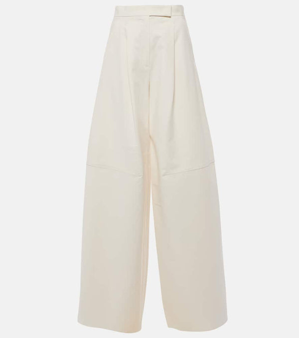 Max Mara Avoriaz cotton-blend wide-leg pants