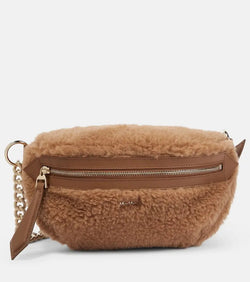 Max Mara Banane camel-blend belt bag