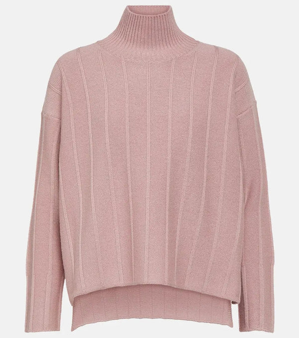 Max Mara Beira ribbed-knit virgin wool turtleneck sweater