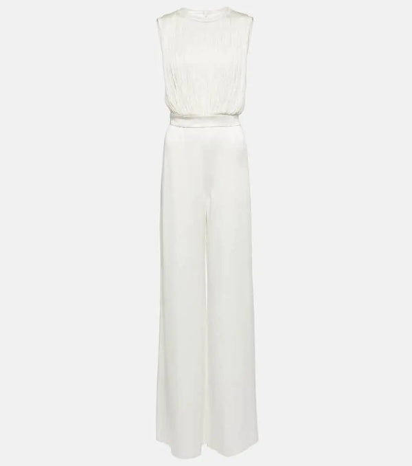 Max Mara Bridal Beirut satin jumpsuit | LYBSTORE