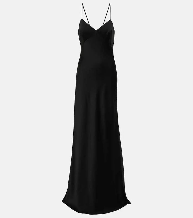 Max Mara Bridal Selce satin slip dress | LYBSTORE