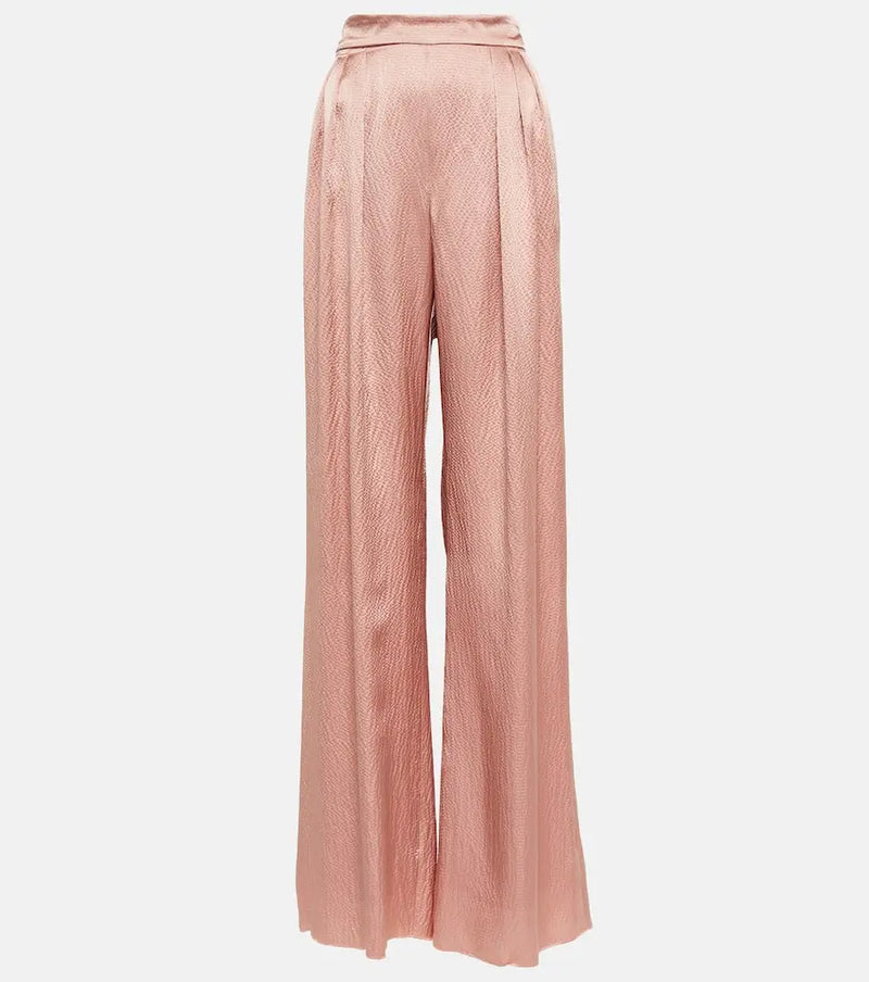 Max Mara Bridal Uncino pleated wide-leg pants | LYBSTORE