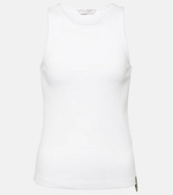 Max Mara Brusson cotton-blend jersey tank top | LYBSTORE