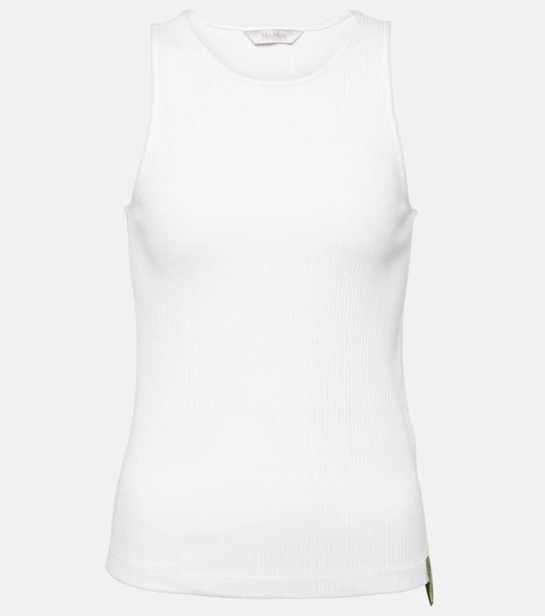 Max Mara Brusson cotton-blend jersey tank top