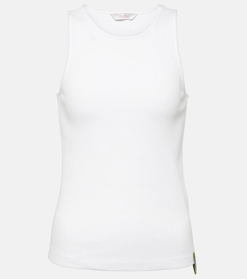 Max Mara Brusson cotton-blend jersey tank top