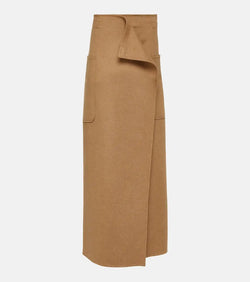 Max Mara Carbone camel hair maxi skirt